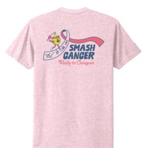Smash Cancer Short Sleeve Crew - Pink