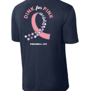 Cancer Awareness - Dink for Pink Youth Endurance Shirt - Navy